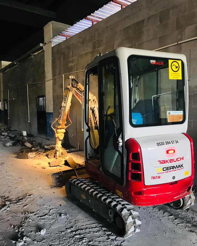 Kiralık Mini Ekskavatör